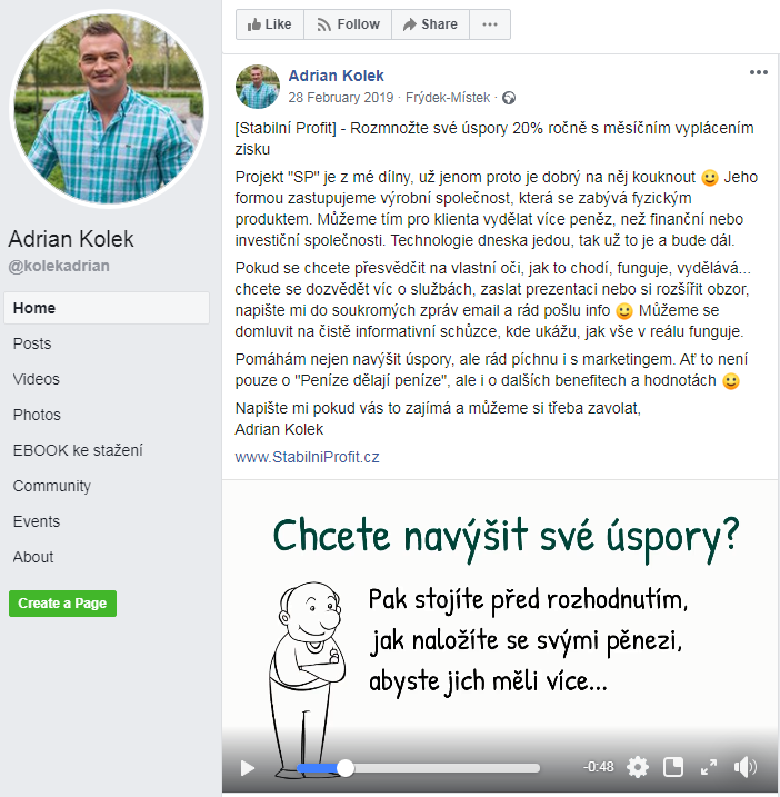 9 facebook post Adrian Kolek 20190228