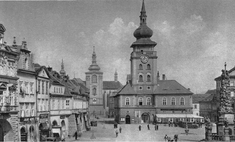 Zatec Marktplatz 1932