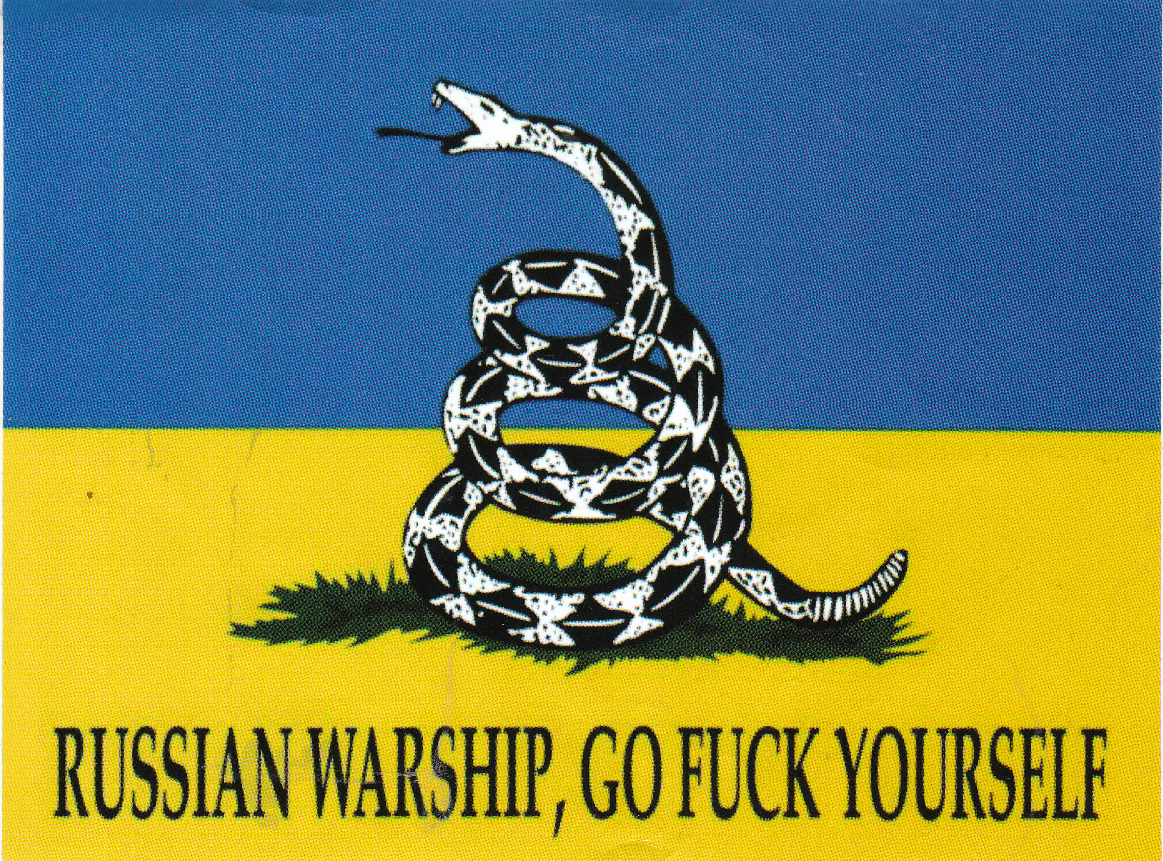 Rissian Warship go fuck yourself