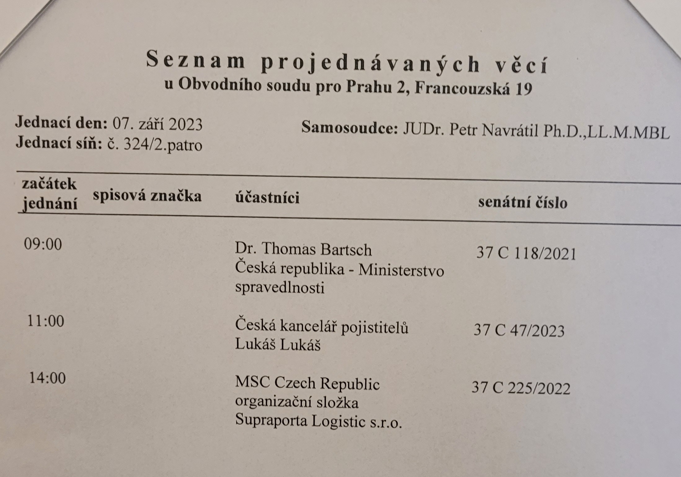 OS Praha 2 prg Bartsch 7.9.2023
