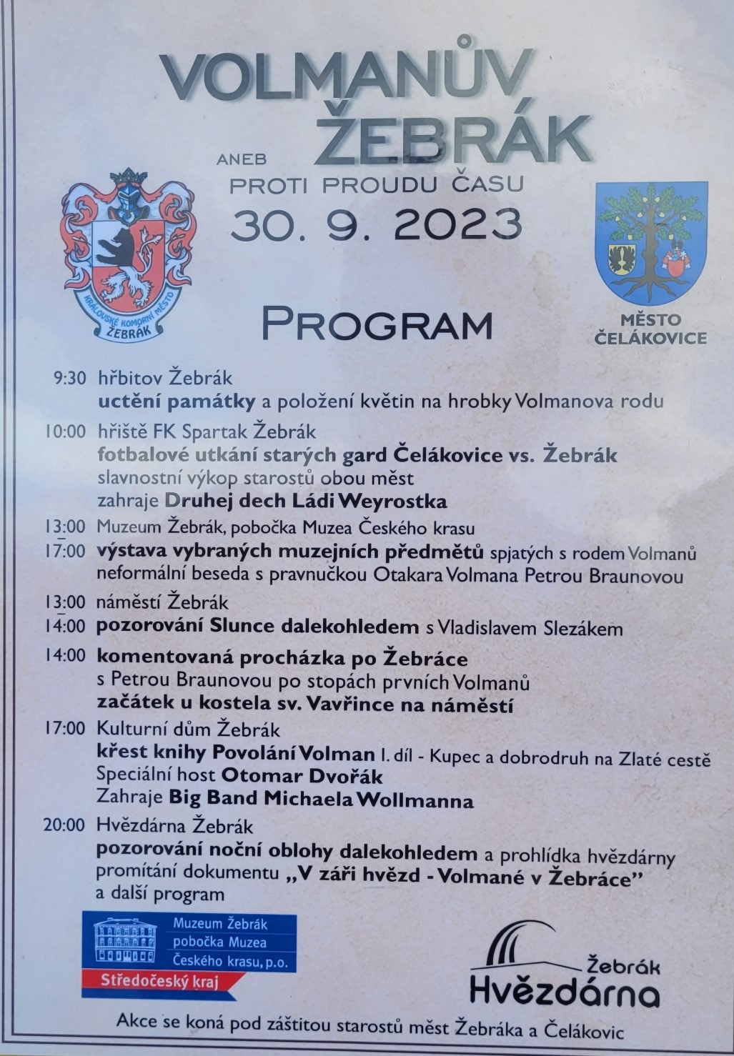 Zebrak Volman program 30.9.2023
