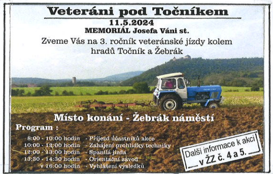 Traktory Žebrák 11.5.2024