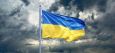 Ukrajina vlajka nebe