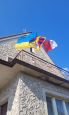 Zebrak vlajky Ukrajina Tibet CR PL 10.3.2022