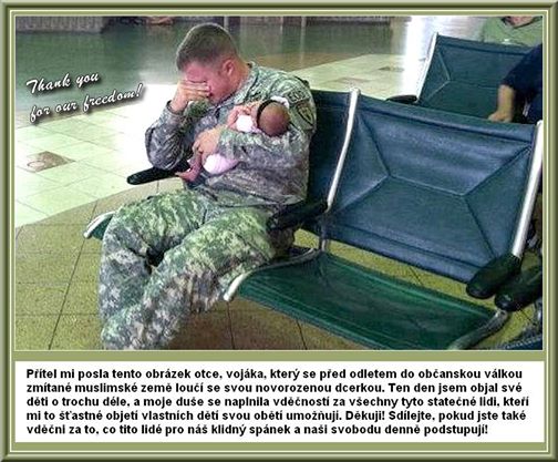 US vojak a dcerka